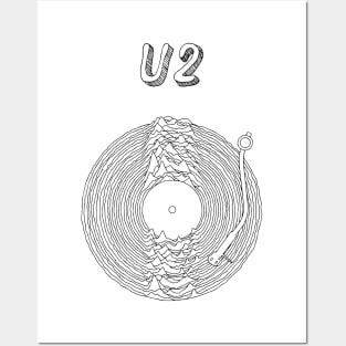 U2 Vintage - Wave Aesthetic Design Posters and Art